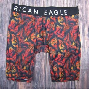 American Eagle NEW Mens Medium Boxer Briefs Red Orange